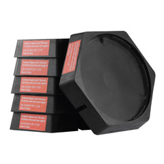 VEVOR RV Leveling Pads, 9 Inch Round Landing Feet, Permanent Attached Jack Stabilizers, Rubber Jack Pads, 5000 lbs