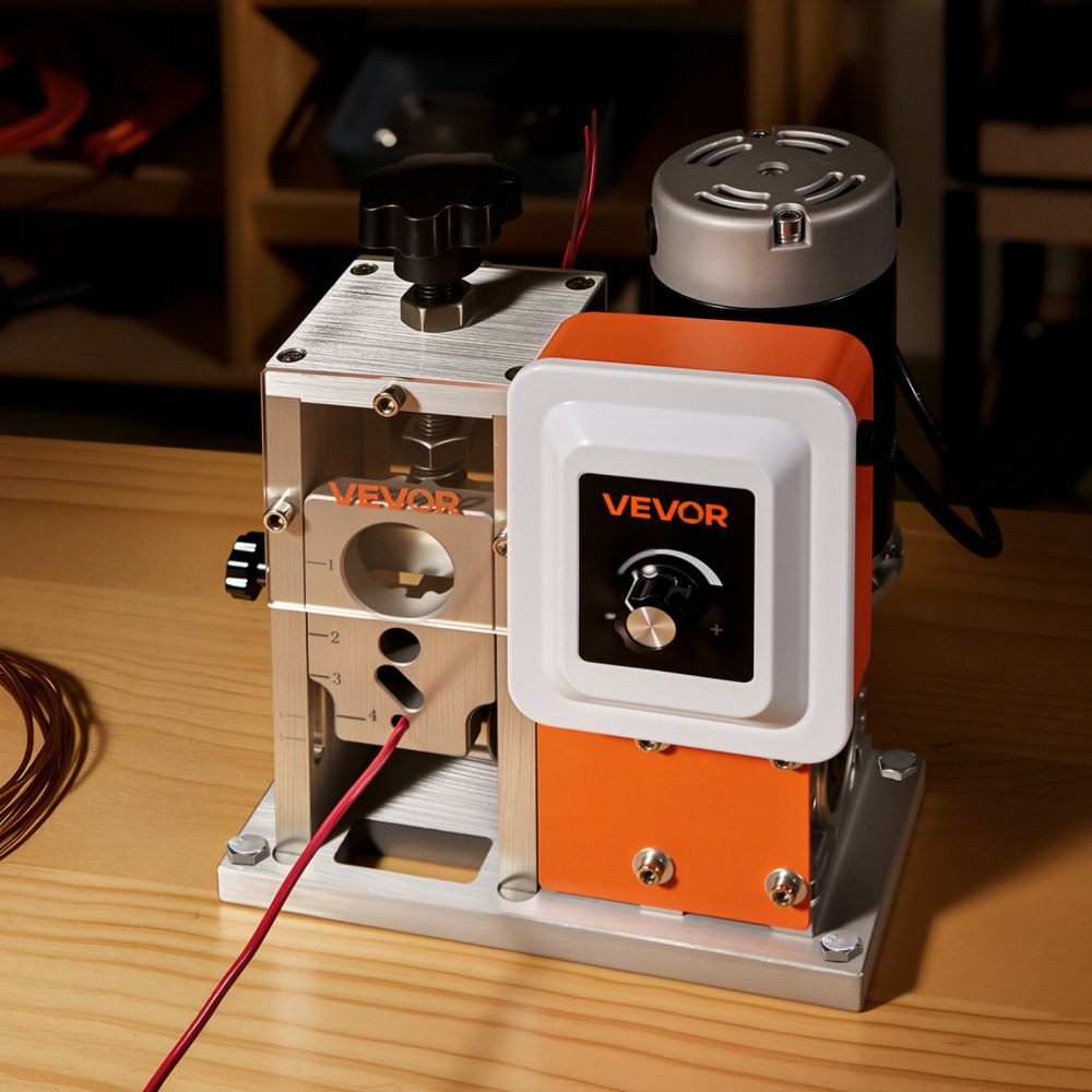 VEVOR Electric Wire Stripping Machine, 0.06-1.57 in, 400W Automatic Motorized Cable Stripper, 9.84 IPS (15 m/min) Wire