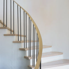 VEVOR Staircase Balusters 31 Pack, 44 Inch Durable Carbon Steel Stair Balusters, 0.5 Inch Indoor Square Metal Spindle