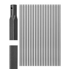 VEVOR Staircase Balusters 31 Pack, 44 Inch Durable Carbon Steel Stair Balusters, 0.5 Inch Indoor Square Metal Spindle