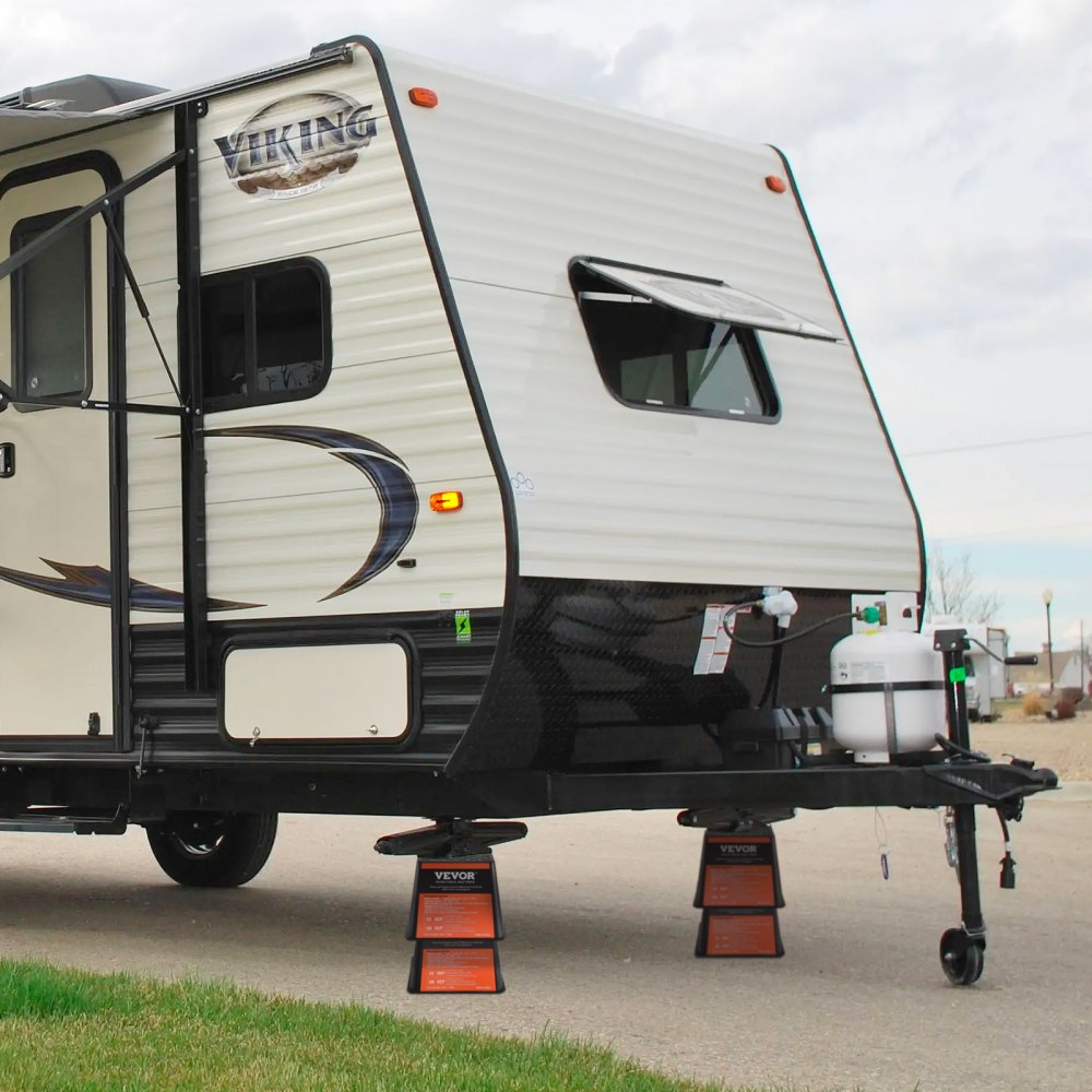 VEVOR Trailer Jack Block, 6000 lbs Capacity per RV Leveling Block, High-quality Polypropylene RV Camper Stabilizer