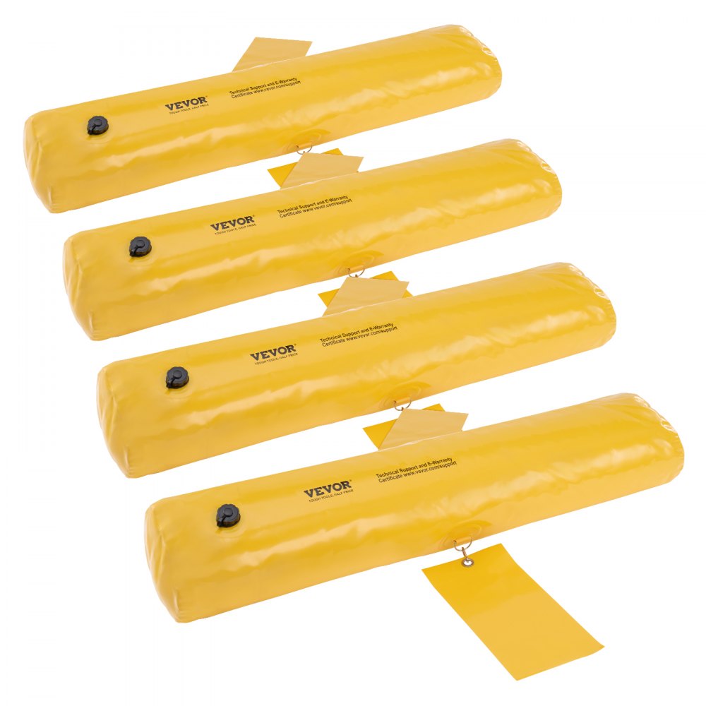 VEVOR Flood Barriers, Sandbag Alternative Flood Bags 4 Pack, Flood Barrier for Home, Water Barriers for Flooding