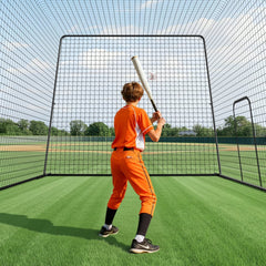 VEVOR Baseball Batting Cage, 39.4 x 12.1 x 10.2 FT Freestanding Portable Batting Cage, Hitting Cages with 45-Ply