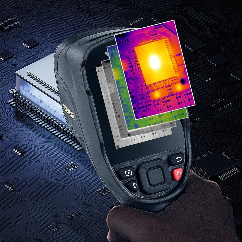 VEVOR Thermal Imaging Camera, 320 x 240 Pixels Super Resolution, 25Hz Refresh Rate Infrared Camera with -4 to 752°F