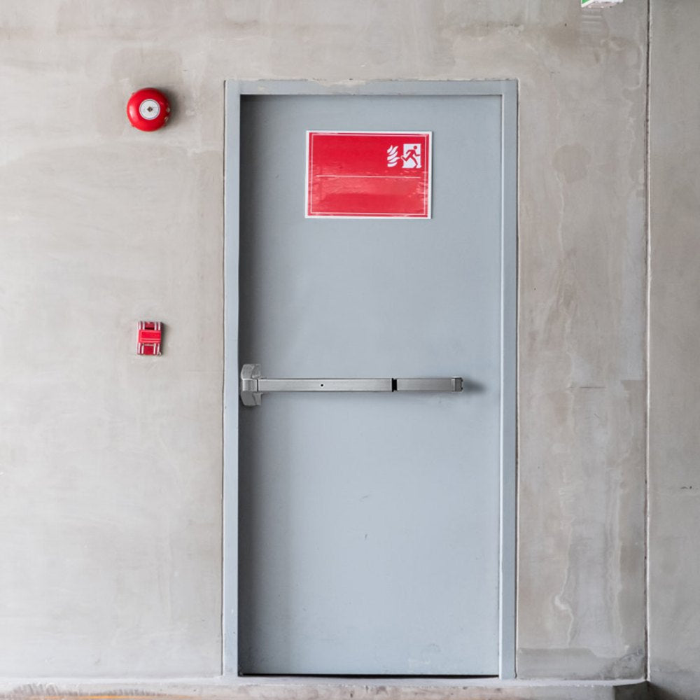VEVOR Door Push Bar Panic Exit Device, 31" Stainless Steel Commercial Emergency Exit Door Push Bar with Exterior Lever