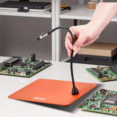 VEVOR Magnetic Helping Hands Soldering Station, 4 Flexible Arms Third Hand Tool, with 6 PCB Pillar Holders & 360 Hot