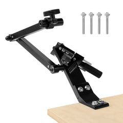 VEVOR Lawn Mower Blade Sharpener, 15° - 45° Adjustable Lawnmower Blade Sharpening Tool with 4 Adapter Pins, Ball