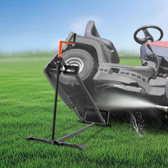 VEVOR Ride on Lawn Mower Lift Jack, 880 Lbs Weight Capacity, Telescopic Maintenance Jack with Crank Handle & Power Tool