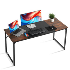 VEVOR Computer Desk, 63 Inch Office Gaming Desk for Home Office, Writing Study Work Modern Simple Table with Metal