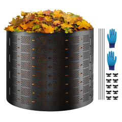 VEVOR Compost Bin 220 Gallon, Outdoor Expandable Composter, Easy to Setup & Large Capacity Composting Bin, Fast