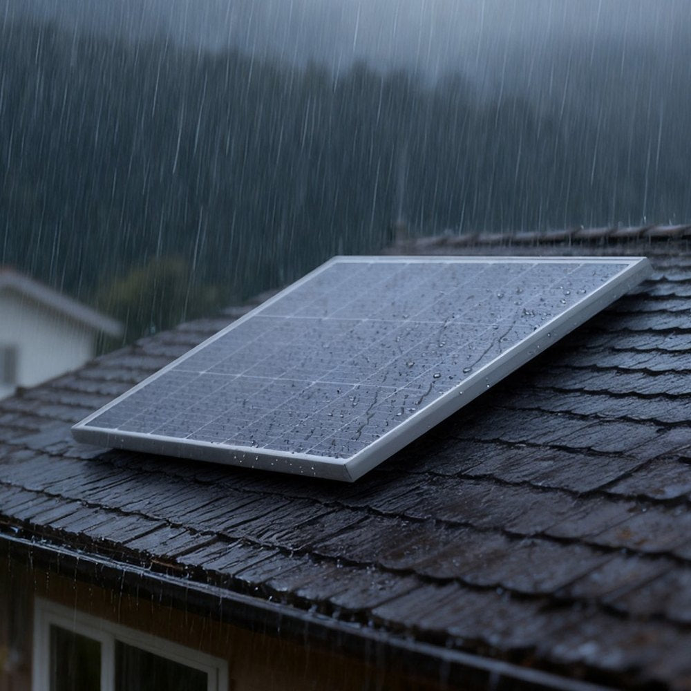 VEVOR 200W Monocrystalline Solar Panel, 23% High-Efficiency Mono PV Module with Stable MC4 Output & Aluminum Frame