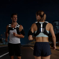 VEVOR Weighted Vest, 6 lbs Body Weight Vest for Men Women, with Reflective Stripe, Adjustable Buckle, Workout Equipment