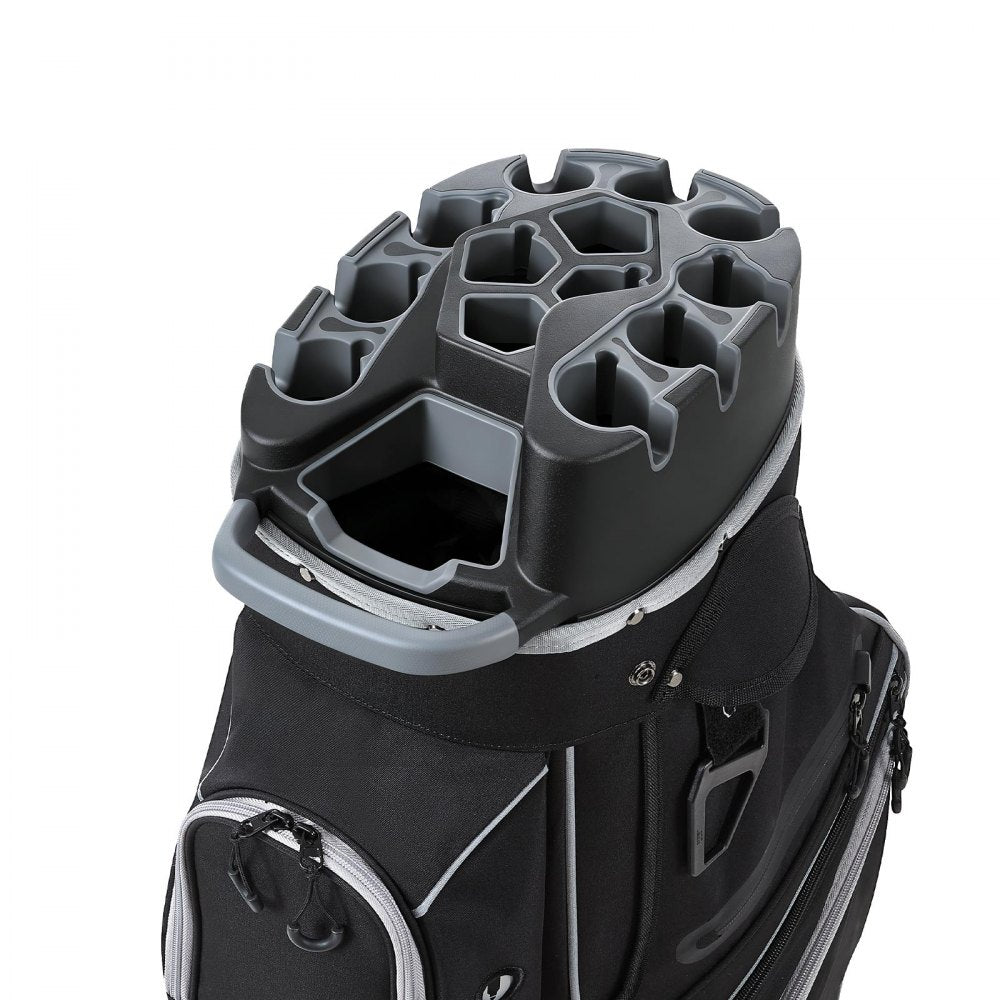 VEVOR Golf Cart Bag, 14 Way Top Divider Organizer, Golf Club Bag with Full-length Divider, Storage Pockets, Shoulder