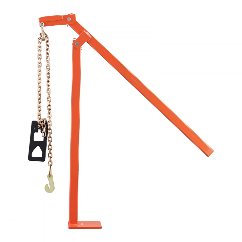 VEVOR 36 in T Post Puller, Heavy Duty Fence Post Pullers with Puller Plate & 47 in Lifting Chain, Labor-Saving T-Post