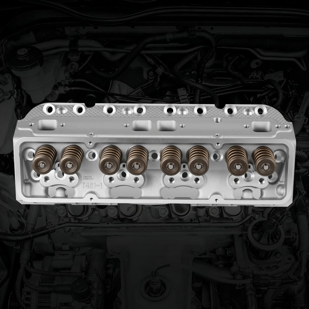 VEVOR Engine Cylinder Head Assembly Replacement, Aluminum Engine Cylinder Head Kit, Compatible with Small Block