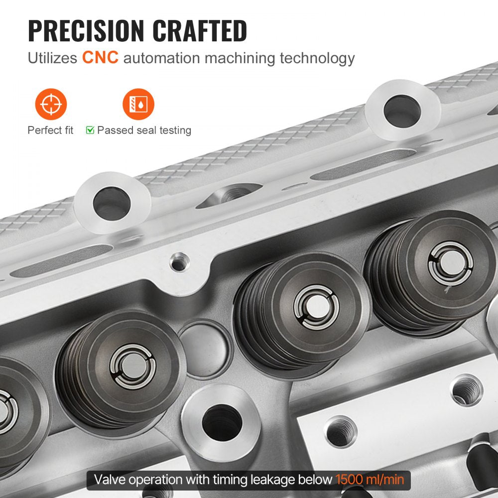 VEVOR Engine Cylinder Head Assembly Replacement, Aluminum Engine Cylinder Head, Compatible with Small Block Ford