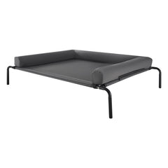 VEVOR Elevated Dog Bed for Large Dogs, Portable Raised Dog Cot with Washable Pillow, Indoor & Outdoor Pet Cooling
