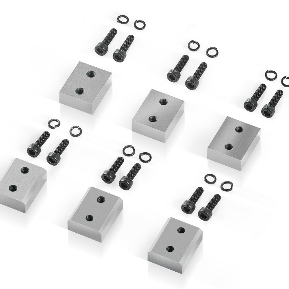 VEVOR Electric Rebar Cutter Blade, 6 PCS 20/22mm Cutting Diameter, HRC58-60 Hard Hydraulic Rebar Blade Replacement Jaw