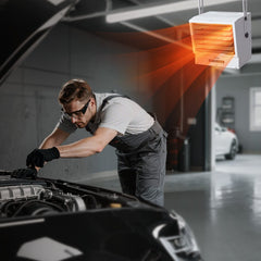 VEVOR Electric Garage Heater, 15000-Watt with Remote Control & 10 Hour Timer & Overheat Protection Wall/Ceiling Mounted