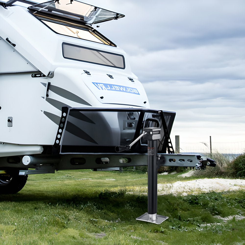 VEVOR Trailer Jack, 5000 lbs Dynamic Load Capacity, Weld-on Pipe-Mount Swivel Trailer Jack with Ergonomic Handle