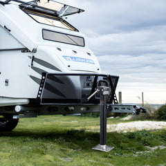 VEVOR Trailer Jack, 5000 lbs Dynamic Load Capacity, Weld-on Pipe-Mount Swivel Trailer Jack with Ergonomic Handle