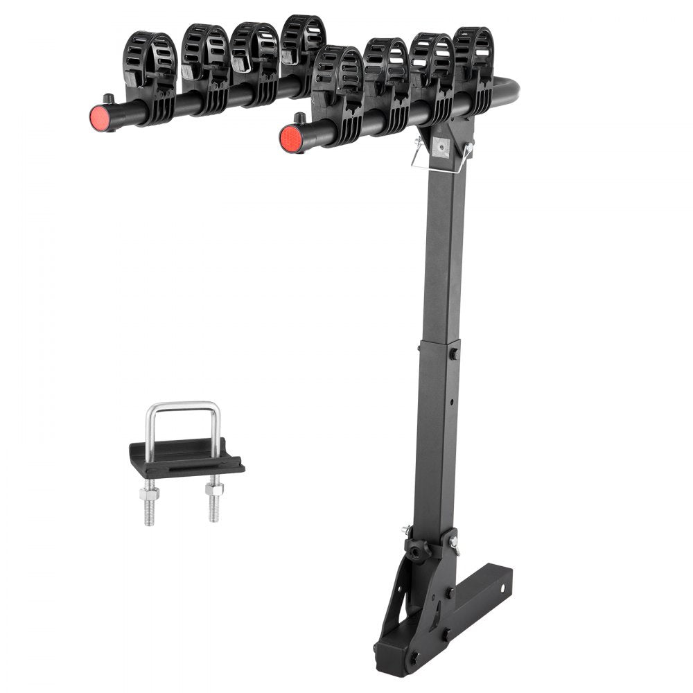 VEVOR Hitch Mount Bike Rack, 4-Bike Carrier Rack, 150 LBS Capacity Bike Rack Hitch for 2-inch Receiver, Titling and