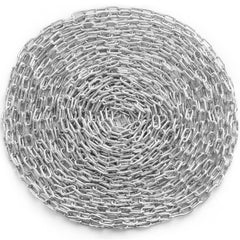 VEVOR Proof Coil Chain, 1/4" x 100', 1540 lbs Safe Working Load, Zinc Plated Proof Tested Coil Chain with Two Quick