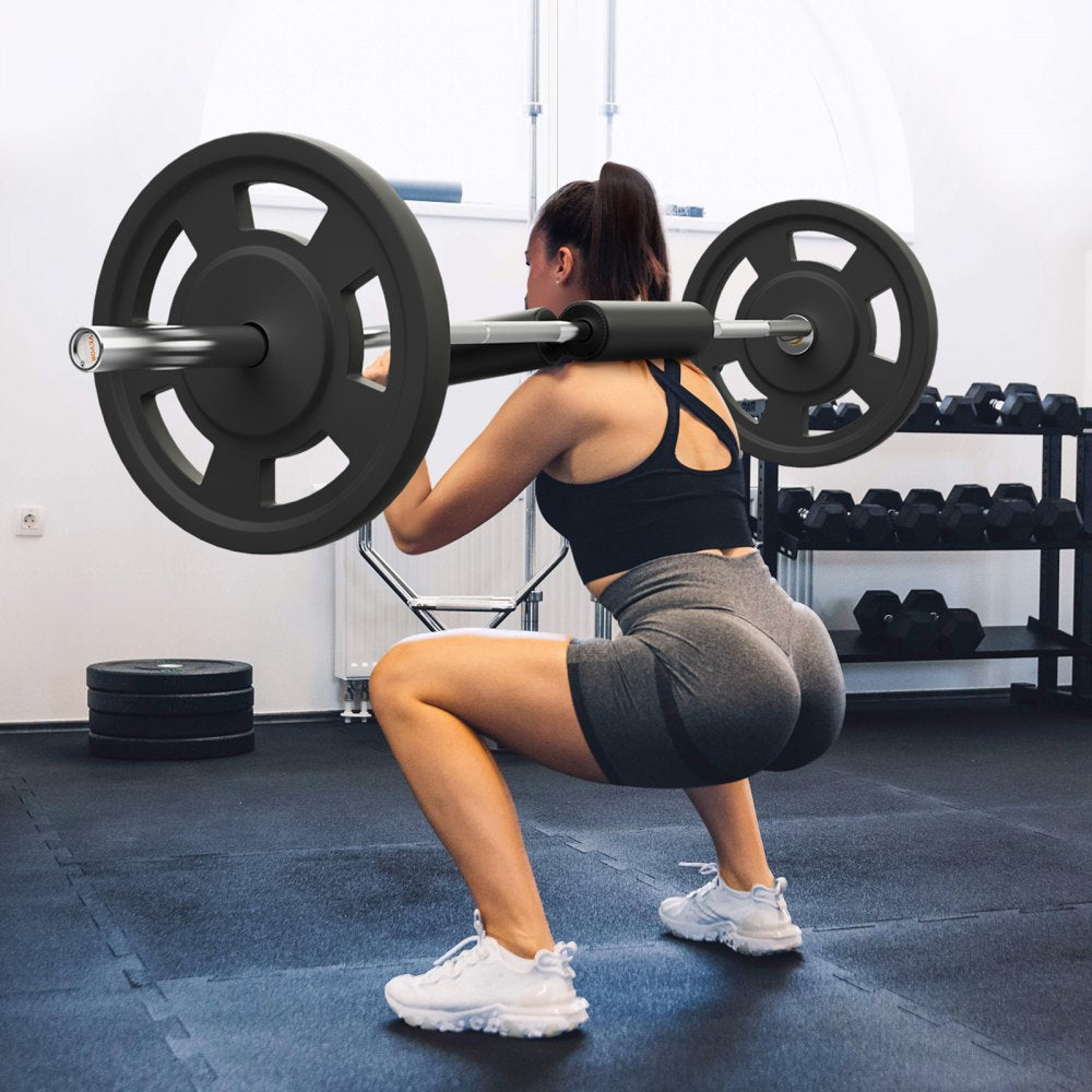 VEVOR Safety Squat Bar, 700 LBS Fitness Squat Bar, Safety Squat Bar Attachment with Shoulder and Arm Pads, 28mm