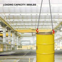 VEVOR Chain Sling, 3/8 inch x 5 ft Lifting Chains with Hooks, G80 Engine Chain Hoist Lifts, 11000 lbs/5 Ton Capacity