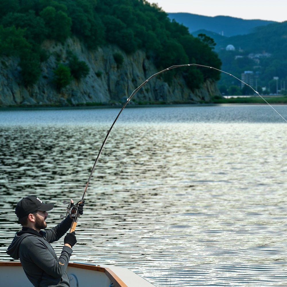 VEVOR Rod and Fishing Reel Combo, IM7 Carbon Fiber Baitcasting Rod and Reel Combo, Bass Fishing Pole with 7+1 BB