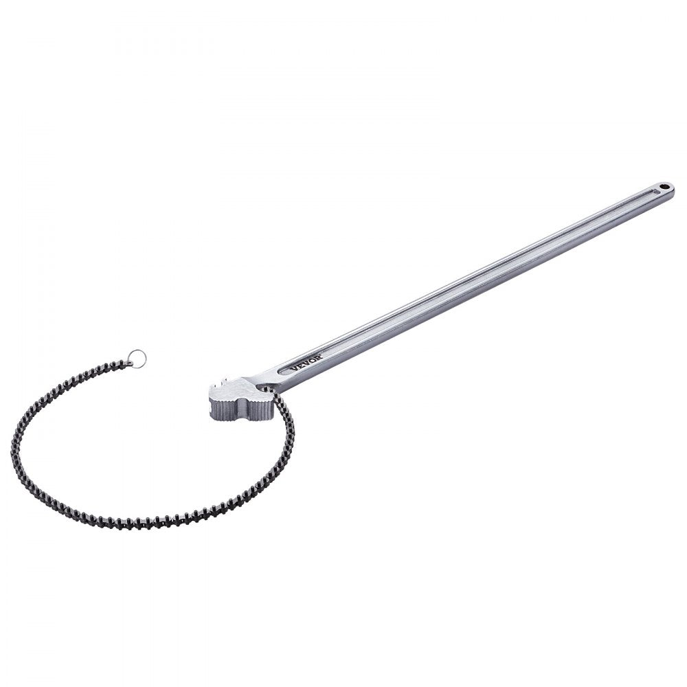 VEVOR Chain Wrench, 48 inch Chain Pipe Wrench, 13.4 inch Diameter Capacity, CRV Reversible Pipe Fitting Tool Wrench
