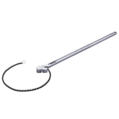 VEVOR Chain Wrench, 48 inch Chain Pipe Wrench, 13.4 inch Diameter Capacity, CRV Reversible Pipe Fitting Tool Wrench
