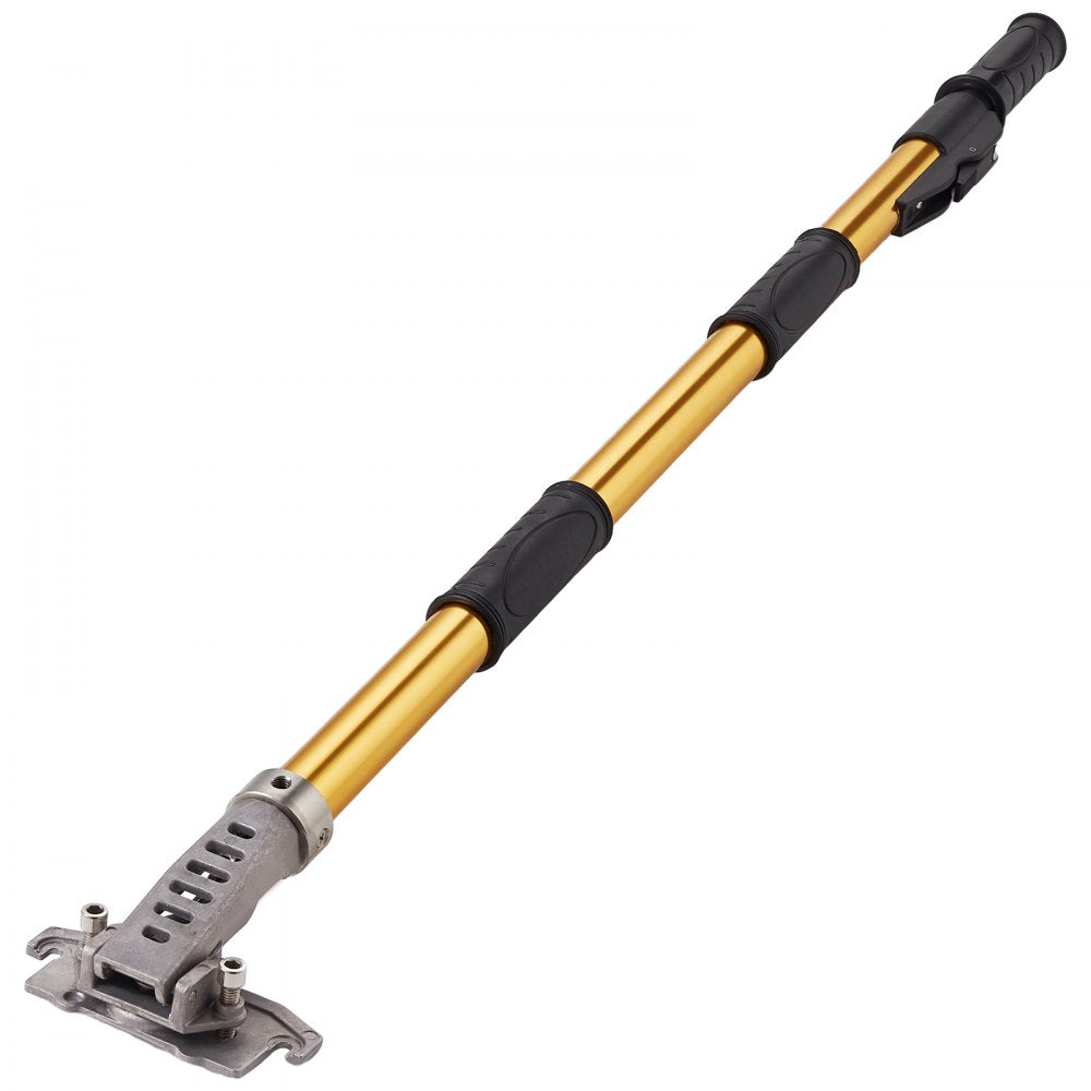 VEVOR Drywall Flat Box Handle, 40''-64'', Anodized Aluminum Flat Finishing Extension Handle, 5-Section Length