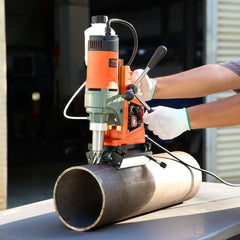 VEVOR Magnetic Drill Press, 1400 W, 2 inch Boring Diameter, 0-750 RPM Speed, Reversible Direction, Mag Drill Press with
