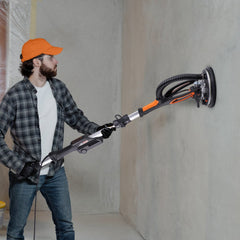 VEVOR Drywall Sander, 800W Brushless Motor Electric Sander, Variable Speed 1000-2300 RPM Wall Sander, Foldable Ceiling