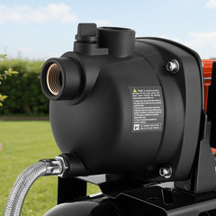 VEVOR 1.1 HP Shallow Well Pump with Pressure Tank, 120V 1320 GPH, Plastic Irrigation Jet Pump with 5-Gal Tank