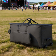 VEVOR Electronic Drum Kit Bag, 600D, Padded Drum Bag with Wheels, Large 36.2 x 16.5 x 16.1 in Interior, Lightweight