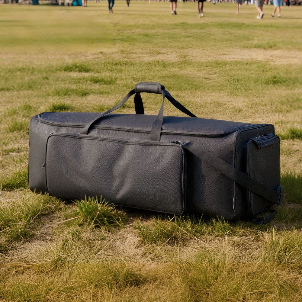 VEVOR Drum Hardware Bag with Wheels, 1680D, Drum Set Equipment Carry Bag, Carrying Case with Sturdy Handle, Durable