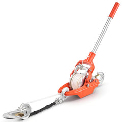 VEVOR Rope Puller, 6614 lbs Pulling Capacity, Heavy Duty Ratchet Power Puller Tool with 35 ft of 0.3 in Diameter Rope &