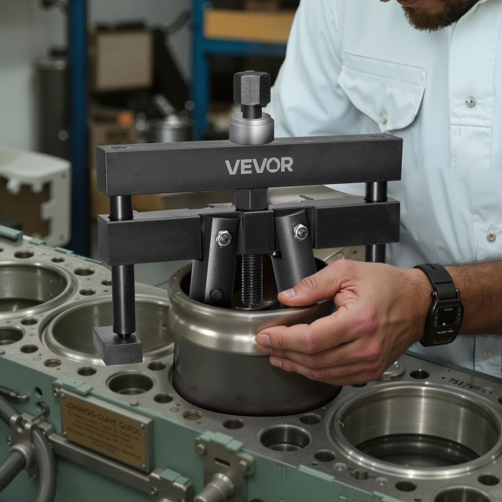 VEVOR Universal Cylinder Liner Puller Assembly, Used for Mack Cummins Cat on Wet Liner from 3-7/8 in to 6-1/4 in Bore