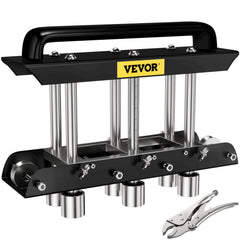 VEVOR Three-Station Edge Roller, Large Radius, 0-90° Bending Angle Sheet Metal Brake, Quickly Adjusts for Making