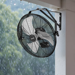 VEVOR 18 Inch Industrial Wall Mount Fan, High Velocity 4000 CFM Indoor Fan with 3 Speeds, Powerful Motor Garage Wall