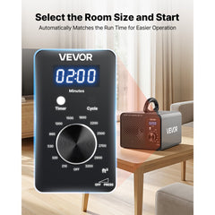 VEVOR Ozone Generator, 36000mg/h Commercial Ozone Machine, 15s Delayed Start & Timer & Rotary Encoder Knob &