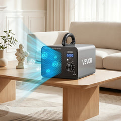 VEVOR Ozone Generator, 36000mg/h Commercial Ozone Machine, 15s Delayed Start & Timer & Rotary Encoder Knob &