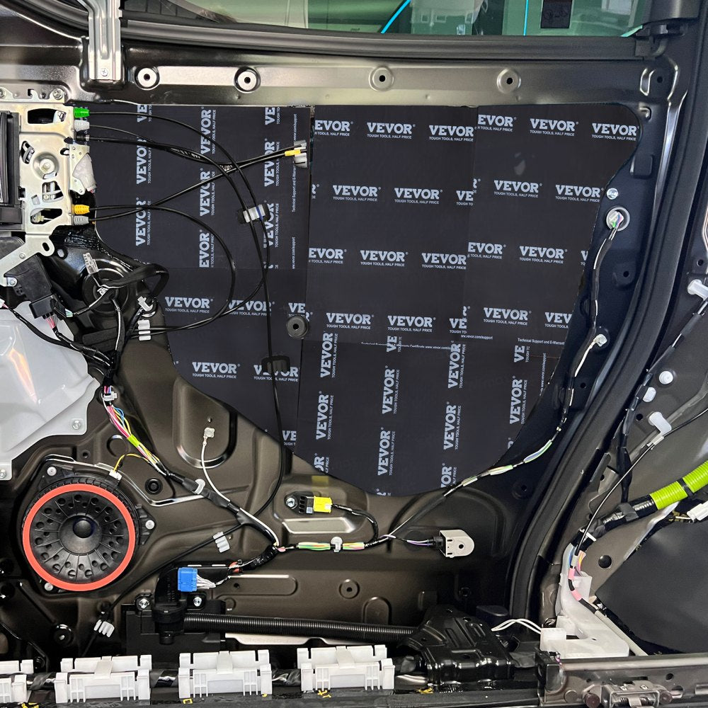 VEVOR Car Sound Deadening Mat, 200 mil 25 sqft Car Sound Dampening Material, Butyl Automotive Sound Deadener, Noise
