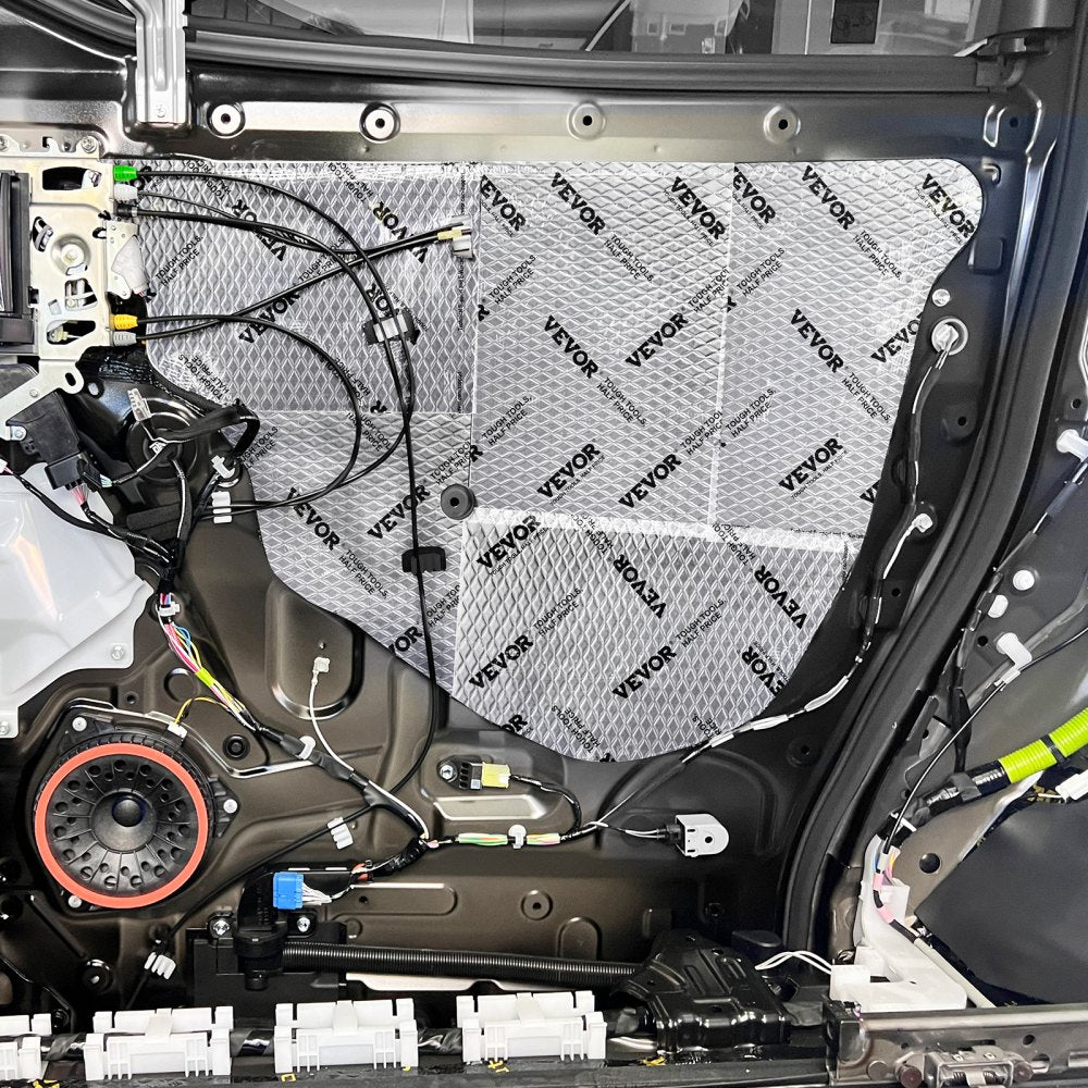 VEVOR Car Sound Deadening Mat, 80 mil 36 sqft Car Sound Dampening Material, Butyl Automotive Sound Deadener, Noise
