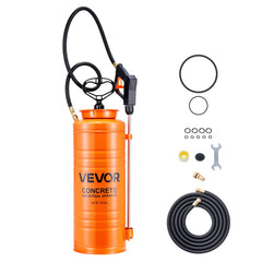 VEVOR Industrial Concrete Sprayer, 3.5 Gallon Stainless Steel Sprayer, Heavy Duty Tri-Poxy Pump Sprayers, 20.5"Wand