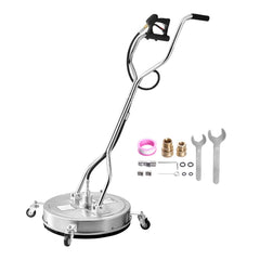 VEVOR 22" Pressure Washer Surface Cleaner, Stainless Steel Pressure Washer Attachments with 4 Wheels, 4500 Max PSI, 3/8
