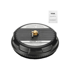 VEVOR 15" Pressure Washer Surface Cleaner, Plastic Pressure Washer Attachment, 4000 Max PSI, 1/4" Quick Connector, 2