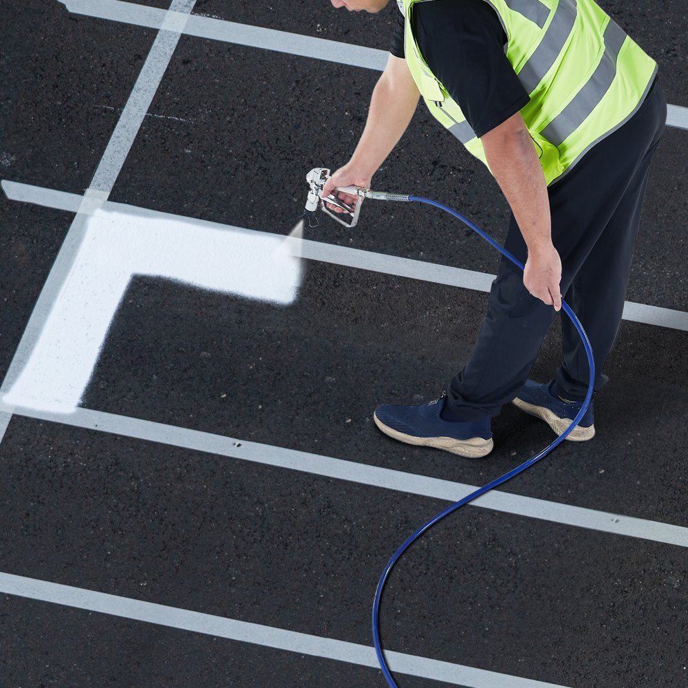VEVOR 25ft Airless Paint Sprayer Hose, 1/4 in Universal Airless Paint Spray Hose, 4350 PSI High Pressure Flexible